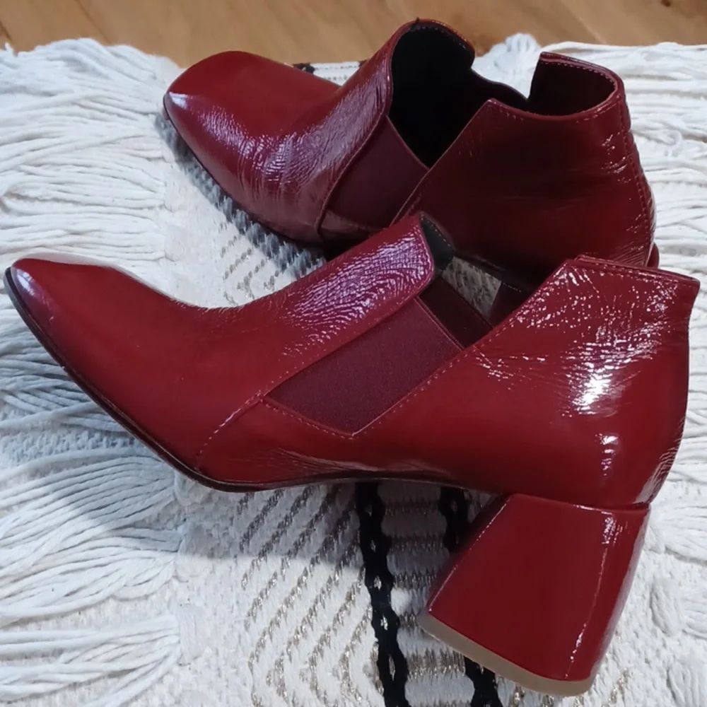 Italian red shoes - Picture 5 of 6